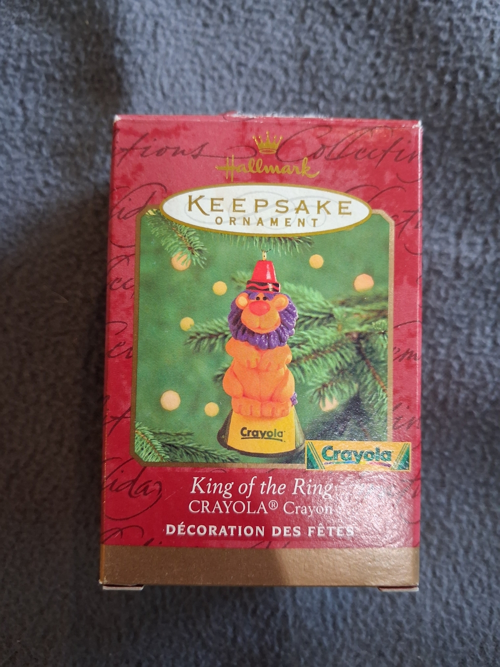 Hallmark Crayola King Of The Ring Ornament
